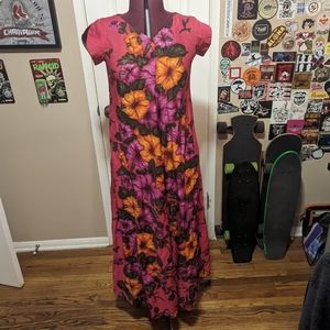 Tropical maxi dress
